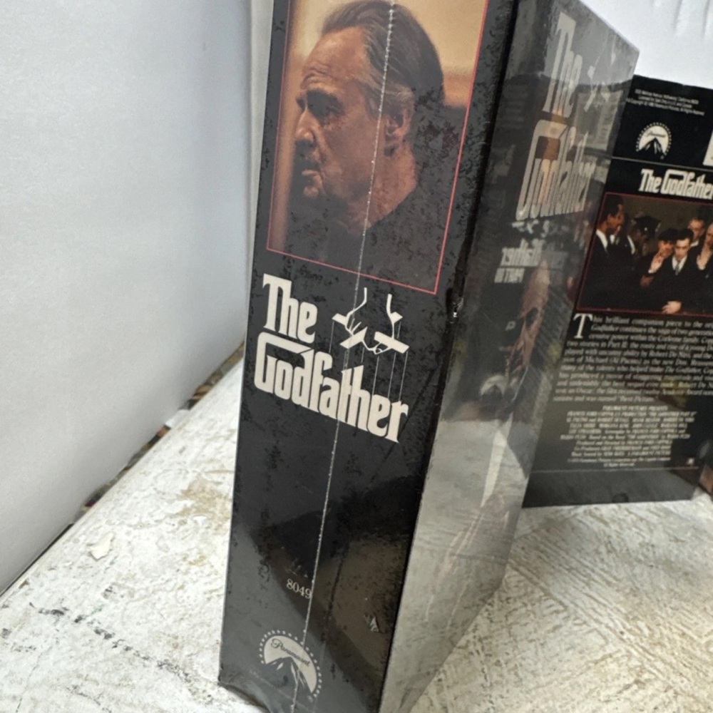 The Godfather Trilogy VHS Set Godfather VHS Lot Watermarked Sealed 1,2&3 - Picture 5 of 7
